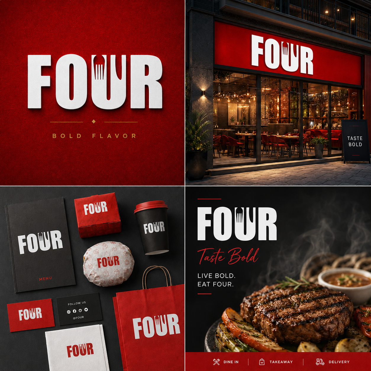 FOUR Logo With Branding